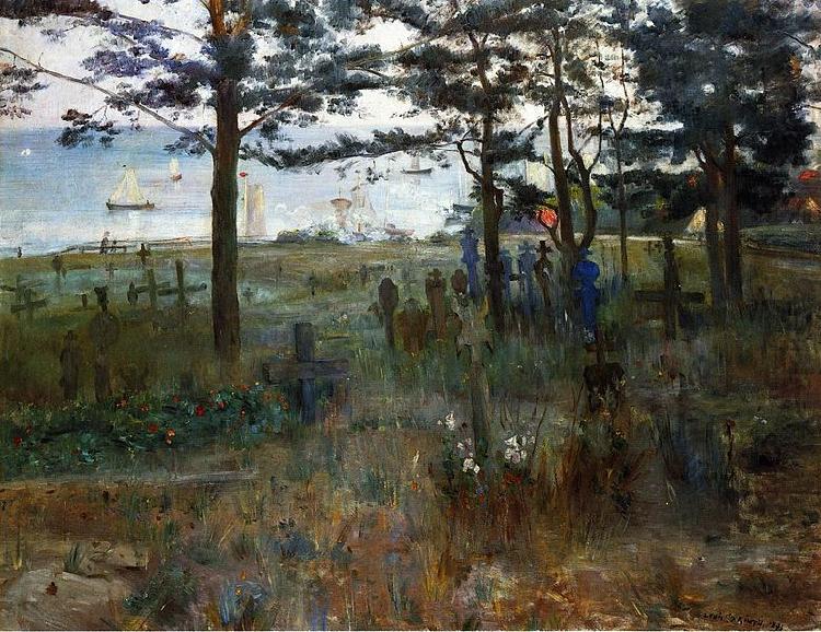 Kirchhof in Nidden, Lovis Corinth